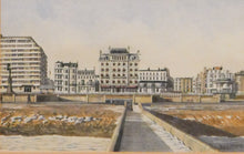 Load image into Gallery viewer, Framed Antique and Vintage Watercolours of Brighton - Bedford Square