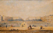 Load image into Gallery viewer, Framed Antique and Vintage Watercolours of Brighton - Brunswick Square