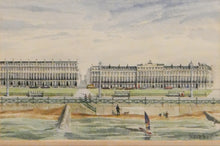 Load image into Gallery viewer, Framed Antique and Vintage Watercolours of Brighton - Brunswick Terrace West
