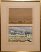 Load image into Gallery viewer, Framed Antique and Vintage Watercolours of Brighton - Brunswick Terrace East