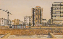 Load image into Gallery viewer, Framed Antique and Vintage Watercolours of Brighton - Kings Road