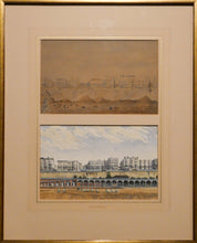Load image into Gallery viewer, Framed Antique and Vintage Watercolours of Brighton - Lower Rock Gardens