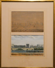 Load image into Gallery viewer, Framed Antique and Vintage Watercolours of Brighton - Royal Crescent