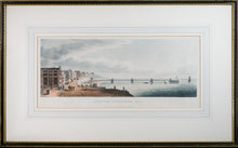 Load image into Gallery viewer, Brighton Suspension Pier (aka the Chain Pier) - Antique Aquatint circa 1829