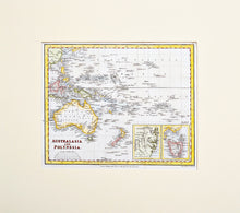 Load image into Gallery viewer, Australasia and Polynesia - Antique Map circa 1827