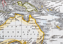 Load image into Gallery viewer, Australasia and Polynesia - Antique Map circa 1827