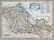 Load image into Gallery viewer, Barkshire - Antique Map by Robert Morden circa 1701/08