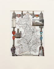 Load image into Gallery viewer, Cambridgeshire - Antique Map by Thomas Moule circa 1848