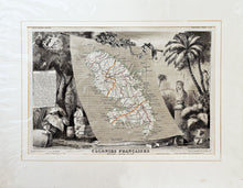 Load image into Gallery viewer, Colonies Francaises - Martinique - Antique Map circa 1840