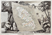 Load image into Gallery viewer, Colonies Francaises - Martinique - Antique Map circa 1840