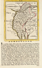 Load image into Gallery viewer, Cumberland - Antique Map by Seller and Grose circa 1787