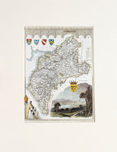 Load image into Gallery viewer, Cumberland - Antique Map by Thomas Moule circa 1843