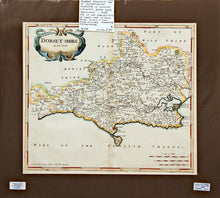 Load image into Gallery viewer, Dorsetshire - Antique Map by Robert Morden circa 1695