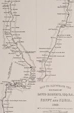 Load image into Gallery viewer, Egypt and Nubia 1849 - Antique Map circa 1852