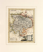 Load image into Gallery viewer, A New Map of Huntingdonshire - Antique Map by Thomas Kitchin circa 1764