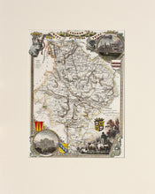 Load image into Gallery viewer, Huntingdonshire - Antique Map by Thomas Moule circa 1842