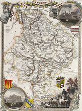 Load image into Gallery viewer, Huntingdonshire - Antique Map by Thomas Moule circa 1842
