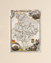 Load image into Gallery viewer, Huntingdonshire - Antique Map by Thomas Moule circa 1842