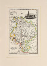 Load image into Gallery viewer, Huntingdonshire - Antique Map by Pigot circa 1826
