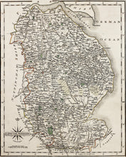 Load image into Gallery viewer, Lincolnshire - Antique Map by John Cary 1793