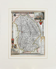 Load image into Gallery viewer, Lincolnshire - Antique Map by Thomas Moule circa 1836
