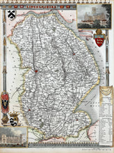 Load image into Gallery viewer, Lincolnshire - Antique Map by Thomas Moule circa 1836