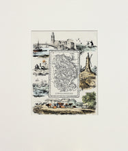Load image into Gallery viewer, Lincolnshire - Antique Map by R Ramble circa 1845