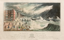 Load image into Gallery viewer, Chain Pier at Brighton During the Late Tempest - Aquatint circa 1880