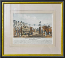 Load image into Gallery viewer, Royal Chain Pier Brighton - Antique Aquatint 1824