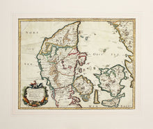 Load image into Gallery viewer, North Jutland - Antique Map of Denmark by Sanson circa 1648