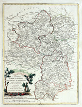 Load image into Gallery viewer, Map of Central France - Antique Map circa 1776