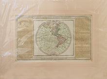 Load image into Gallery viewer, Geographie Moderne Historique et Politique - Antique Map of the Americas circa 1766
