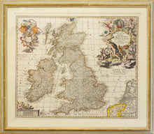 Load image into Gallery viewer, Early Map of Great Britain - Antique Map by Visscher circa 1690