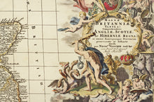 Load image into Gallery viewer, Early Map of Great Britain - Antique Map by Visscher circa 1690
