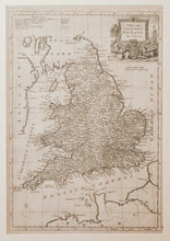 Load image into Gallery viewer, Antique Map of England - by T Bowen circa 1770s