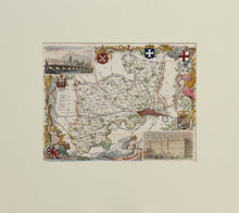Load image into Gallery viewer, Middlesex - Antique Map by Thomas Moule circa 1848