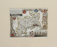Load image into Gallery viewer, Middlesex - Antique Map by Thomas Moule circa 1838