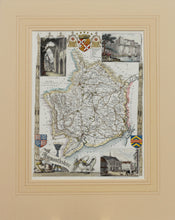 Load image into Gallery viewer, Monmouthshire - Antique Map by Thomas Moule circa 1848