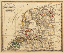 Load image into Gallery viewer, Antique Map of the Netherlands, circa 1815