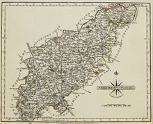 Load image into Gallery viewer, Northamptonshire - Antique Map by John Cary, circa 1783