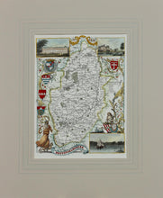 Load image into Gallery viewer, Nottinghamshire - Antique Map by Thomas Moule circa 1842