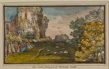 Load image into Gallery viewer, The South Dungeon of Pevensey Castle - Antique Aquatint circa 1820s