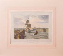 Load image into Gallery viewer, Pier at Little Hampton - Antique Aquatint 1823