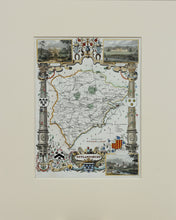 Load image into Gallery viewer, Rutlandshire - Antique Map by Thomas Moule circa 1843