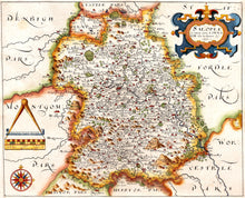 Load image into Gallery viewer, Shropshire - Antique Map by William Hole 1610