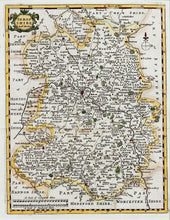Load image into Gallery viewer, Shropshire - Antique Map by Robert Morden 1701 - 1708