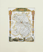 Load image into Gallery viewer, Shropshire - Antique Map by Thomas Moule circa 1848