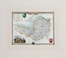 Load image into Gallery viewer, Somersetshire - Antique Map by Thomas Moule circa 1848