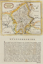 Load image into Gallery viewer, Staffordshire - Antique Map by Seller/Grose circa 1785