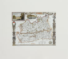 Load image into Gallery viewer, Surrey - Antique Map by Thomas Moule circa 1838